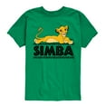 thumbnail image 1 of The Lion King - Simba - Youth Short Sleeve Graphic T-Shirt, 1 of 5