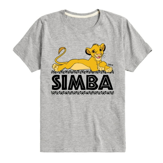 The Lion King - Simba - Youth Short Sleeve Graphic T-Shirt