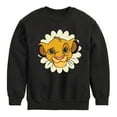 thumbnail image 1 of The Lion King - Simply Simba - Toddler & Youth Crewneck Fleece Sweatshirt, 1 of 5