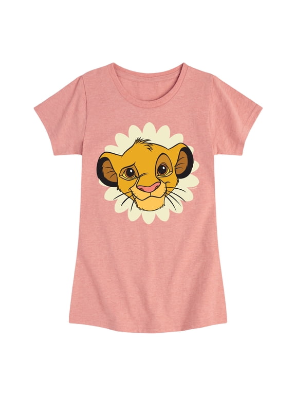 The Lion King - Simply Simba - Toddler & Youth Girls Short Sleeve Graphic T-Shirt