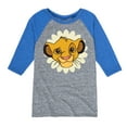 thumbnail image 1 of The Lion King - Simply Simba - Toddler & Youth Raglan Graphic T-Shirt, 1 of 4