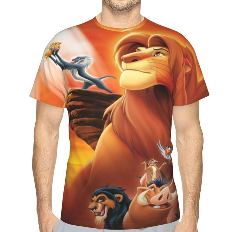 The Lion King T Shirt 3d Printed Crewneck Graphic Short Sleeve