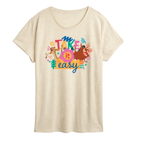 The Lion King - Take It Easy Women's Short Sleeve Graphic T-Shirt