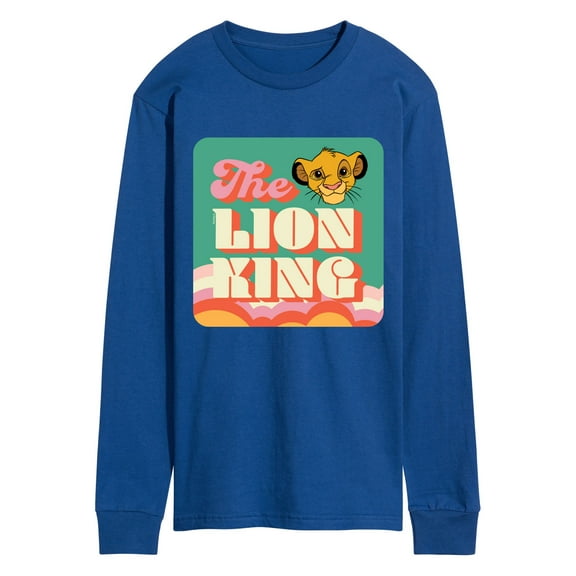 The Lion King - The Lion King Retro Logo - Men's Long Sleeve T-Shirt