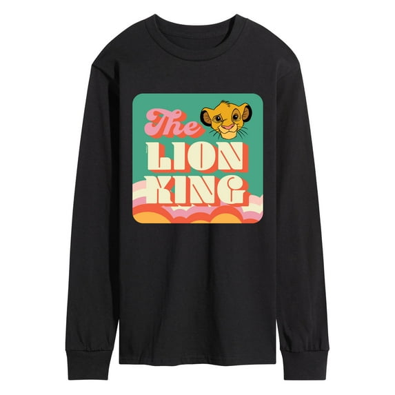 The Lion King - The Lion King Retro Logo - Men's Long Sleeve T-Shirt