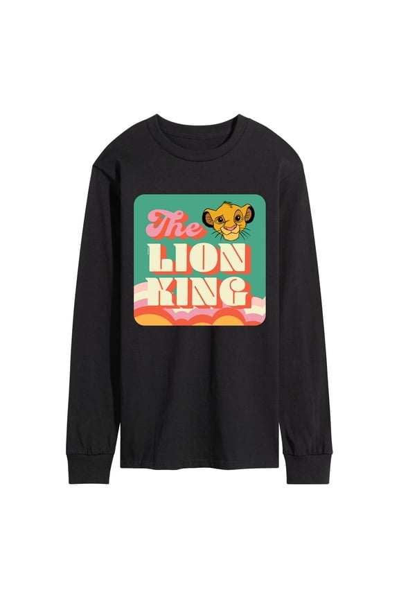 - The Lion King Retro Logo - Men's Long Sleeve T-Shirt