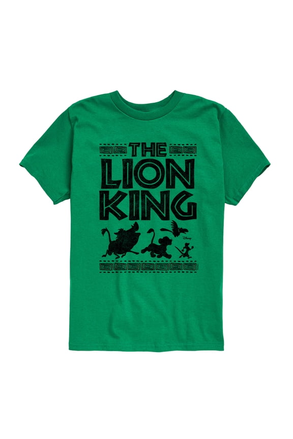 - The Lion King Silhouettes - Youth Short Sleeve Graphic T-Shirt