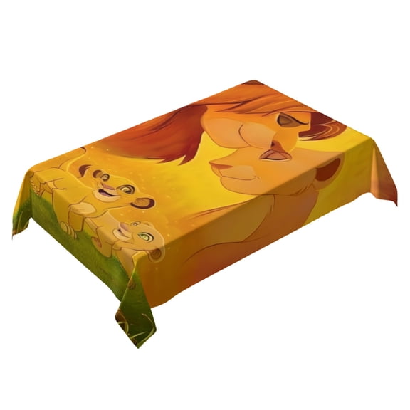 The Lion King Themed Square Tablecloth 54 * 72 Inches Durable Stylish