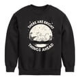thumbnail image 1 of The Lion King - There Are Bright Things Ahead - Toddler & Youth Crewneck Fleece Sweatshirt, 1 of 5