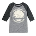 thumbnail image 1 of The Lion King - There Are Bright Things Ahead - Toddler & Youth Raglan Graphic T-Shirt, 1 of 4