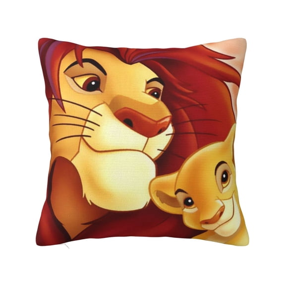 The Lion King Throw Pillow Cover Decoration Pillow Case Cushion Home Decor for Home Sofa Couch 20"x20"