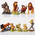 thumbnail image 1 of The Lion King Toys Action Figures,Simba Nala Rafiki Pumba Zazu Timon Mufasa 9pcs PVC Disney Lion King Character The Best Gift, 1 of 4