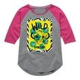 thumbnail image 1 of The Lion King - Wild & Free Simba - Toddler & Youth Girls Raglan Graphic T-Shirt, 1 of 5