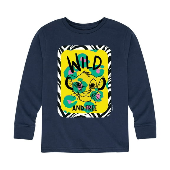 The Lion King - Wild & Free Simba - Toddler & Youth Long Sleeve Graphic T-Shirt