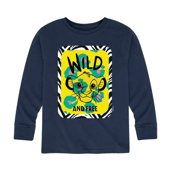 The Lion King - Wild & Free Simba - Toddler & Youth Long Sleeve Graphic T-Shirt