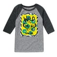 thumbnail image 1 of The Lion King - Wild & Free Simba - Toddler & Youth Raglan Graphic T-Shirt, 1 of 4