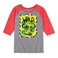 thumbnail image 1 of The Lion King - Wild & Free Simba - Toddler & Youth Raglan Graphic T-Shirt, 1 of 6