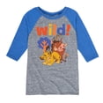 thumbnail image 1 of The Lion King - Wild! - Simon, Pumbaa, & Timon - Toddler & Youth Raglan Graphic T-Shirt, 1 of 4