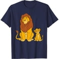 thumbnail image 1 of The Lion King Young Simba and Mufasa DTG Print Unisex T-Shirt, 1 of 5