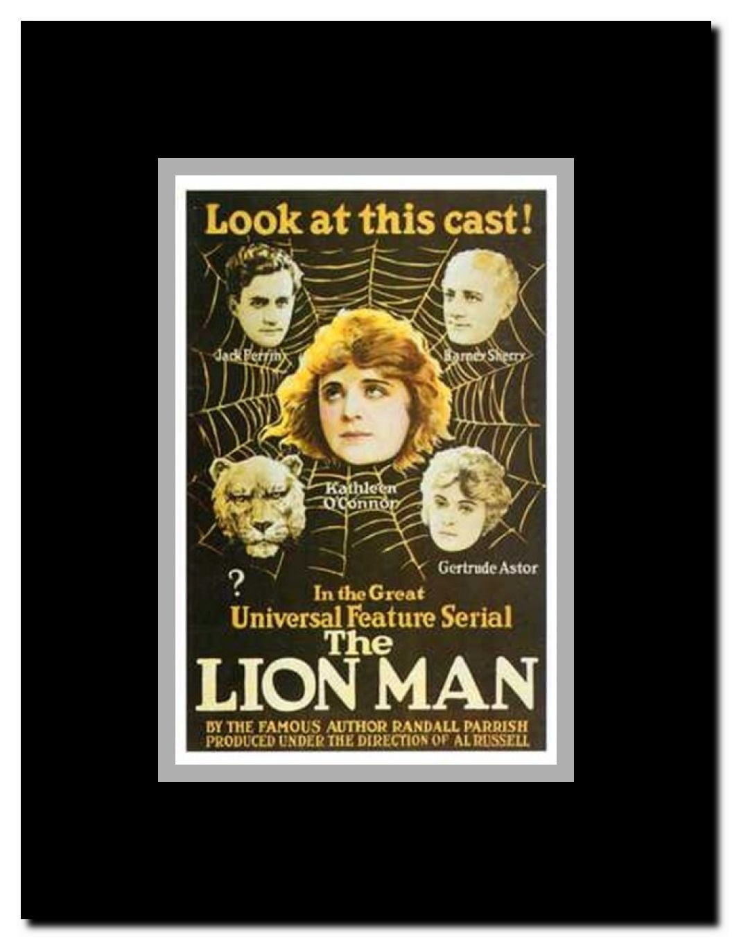 The Lion Man Framed Movie Poster