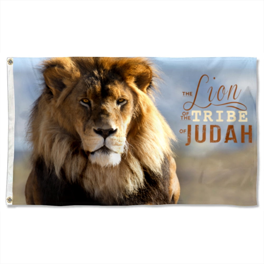 The Lion Of The Tribe Of Judah Flags Polyester 3x5 FT banner