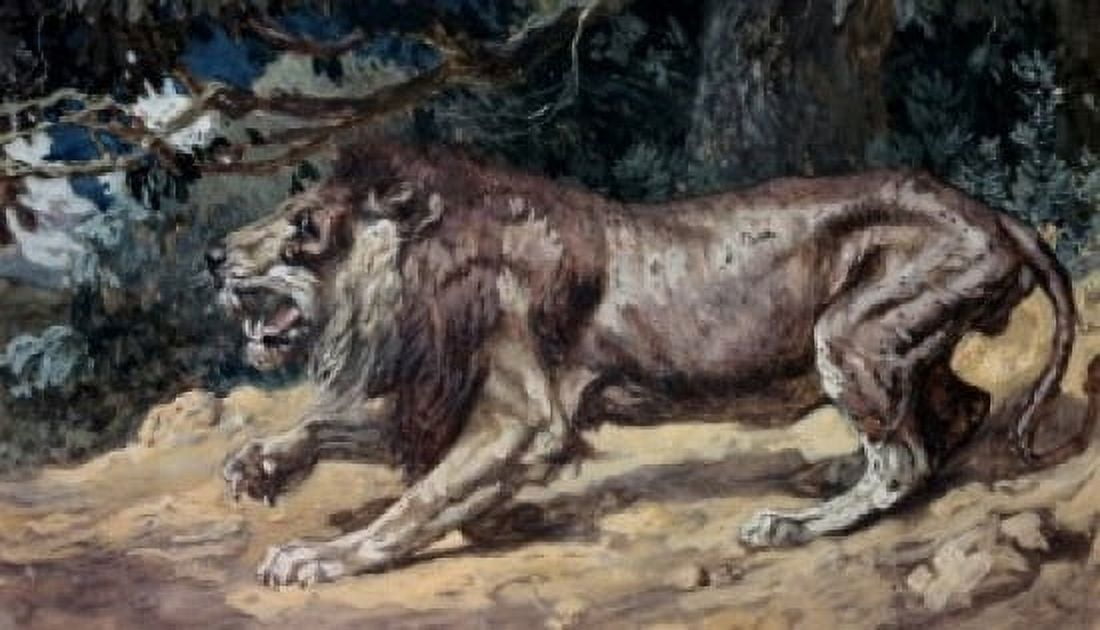 The Lion Seeketh Whom He May Devour James Tissot (1836-1902French) Jewish Museum New York Canvas Art - James Tissot (24 x 36)