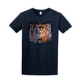 thumbnail image 1 of The Lion of Judah Has Triumphed Christian Adult Short Sleeve T-shirt-Navy-Small, 1 of 4