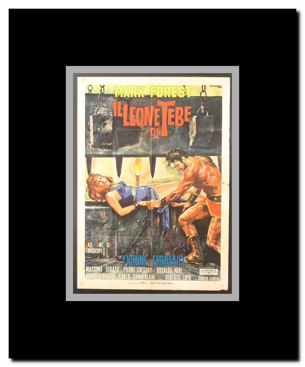 The Lion of Thebes Framed Movie Poster