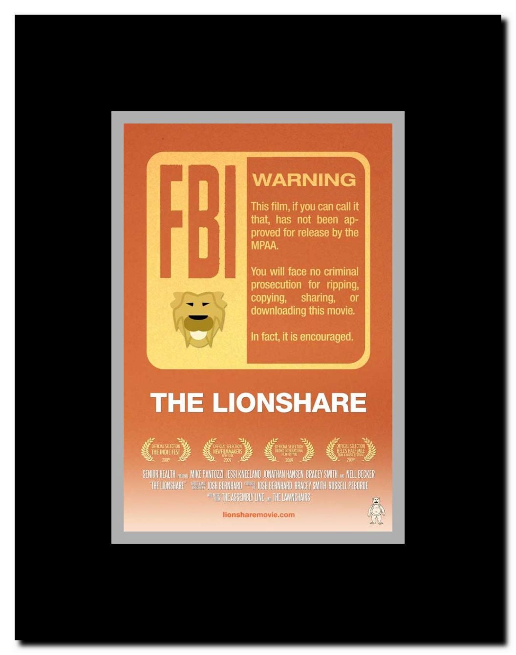The Lionshare Framed Movie Poster