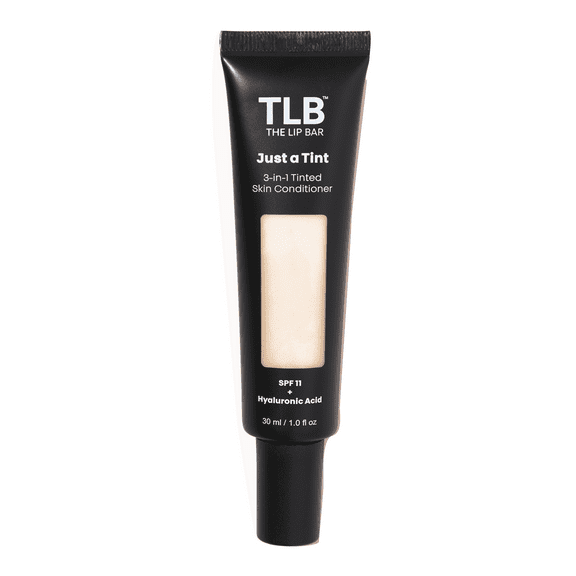The Lip Bar Just a Tint 3-in-1 Tinted Skin Conditioner, Vanilla Bean, SPF 11, with Hyaluronic Acid