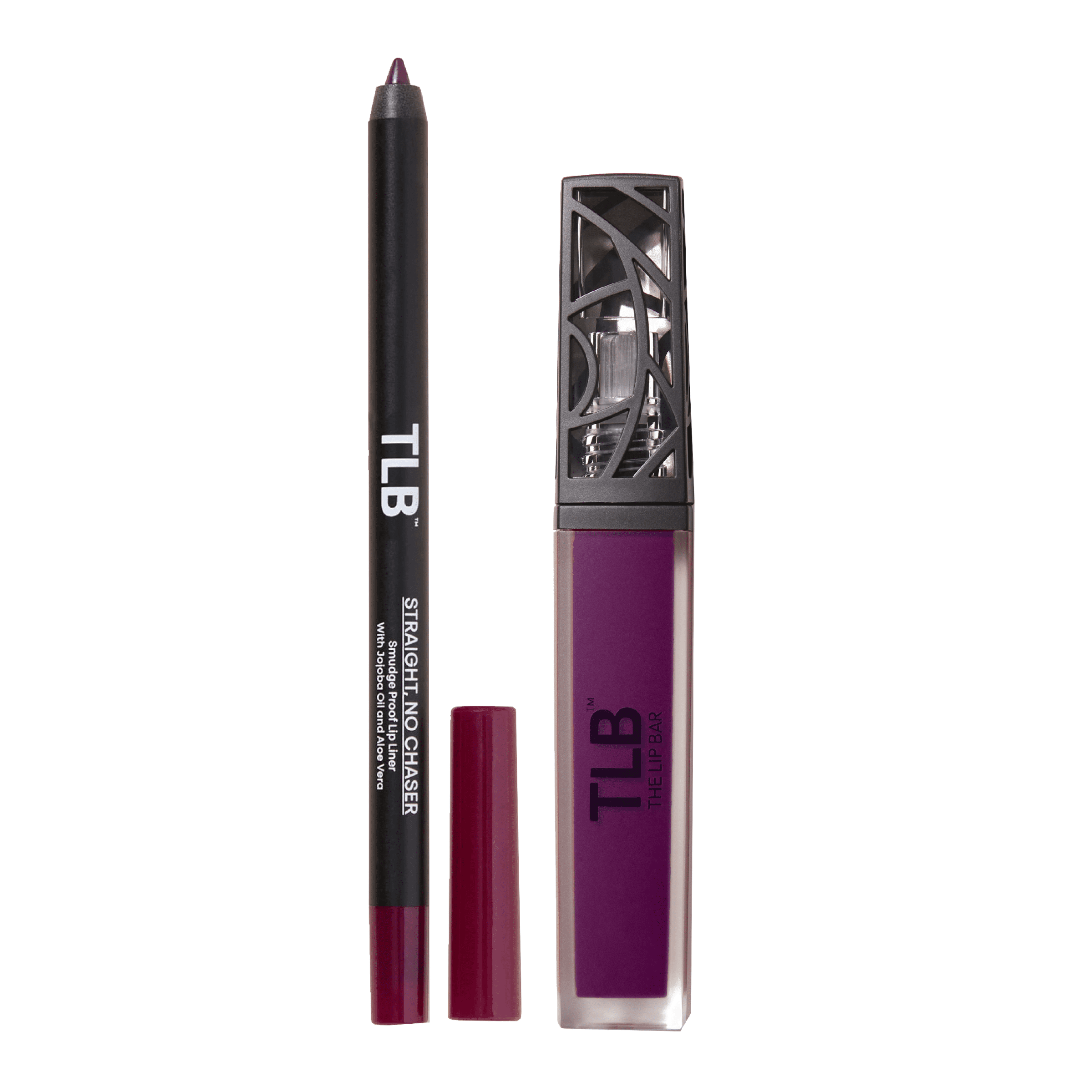 The Lip Bar Perfect Pair Lip Kit, Straight No Chaser Liner and
