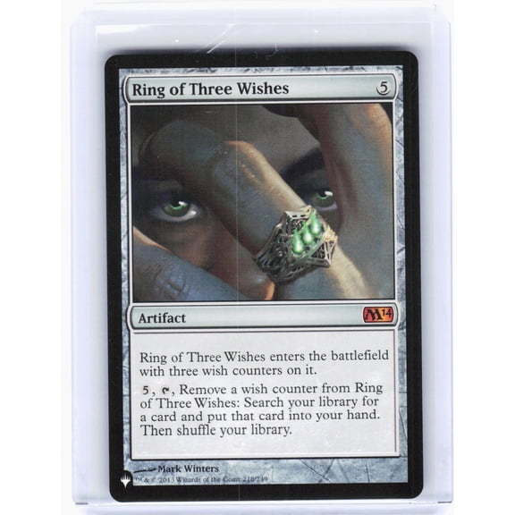 The List Reprints Ring of Three Wishes Non-Foil Mythic #216/249