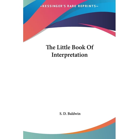 The Little Book Of Interpretation (Hardcover)