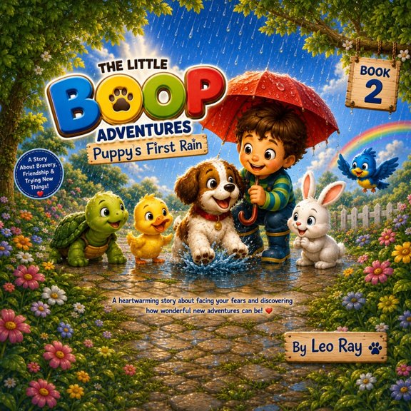 The Little Boop Adventures The Little Boop Adventures Book 2: Puppy's First Rain, Book 2, (Paperback)