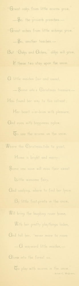 The Little Christmas Rover 1887 Poem Canvas Art - Annie C McQueen (18 x 24)