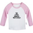 thumbnail image 1 of The Little Embryo That Could Funny T shirt For Baby, Newborn Babies T-shirts, Infant Tops, 0-24M Kids Graphic Tees Clothing (Long Pink Raglan T-shirt, 0-6 Months), 1 of 4