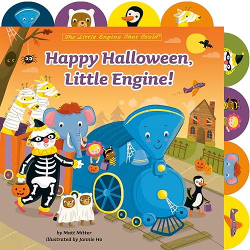 Pre-Owned The Little Engine That Could: Happy Halloween, Little Engine! : A Tabbed Board Book (Board book)