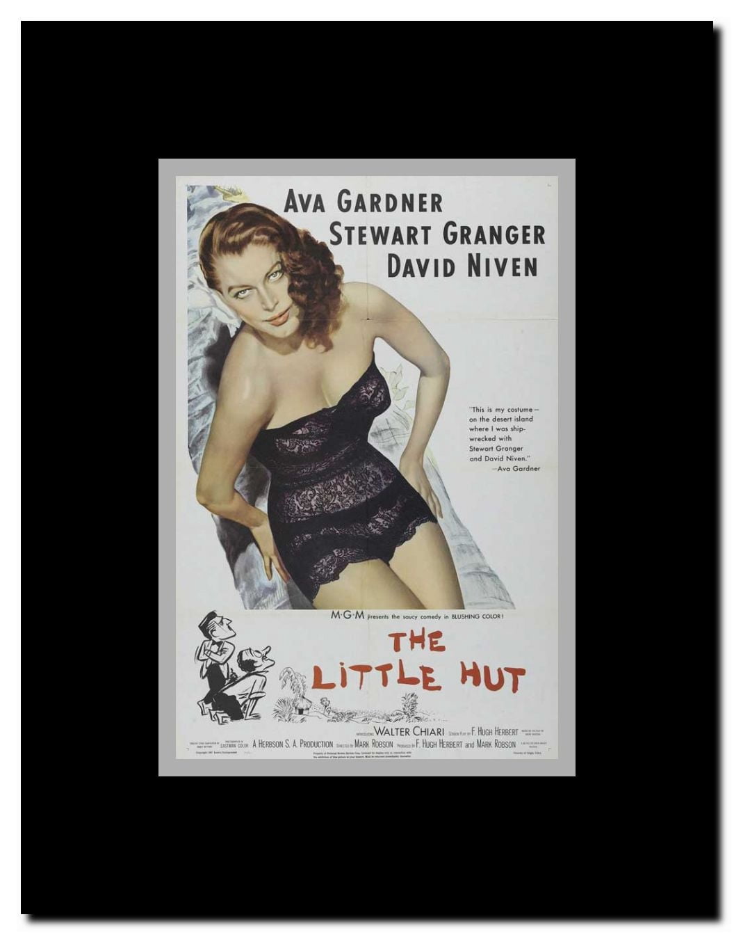 The Little Hut Framed Movie Poster