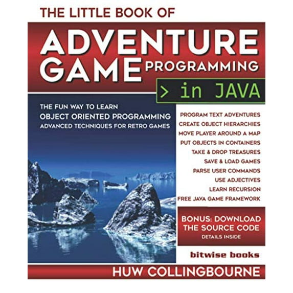 Pre-Owned The Little Java Book Of Adventure Game Programming: Learn Object Oriented Programming – advanced coding techniques (Little Programming Books) Paperback
