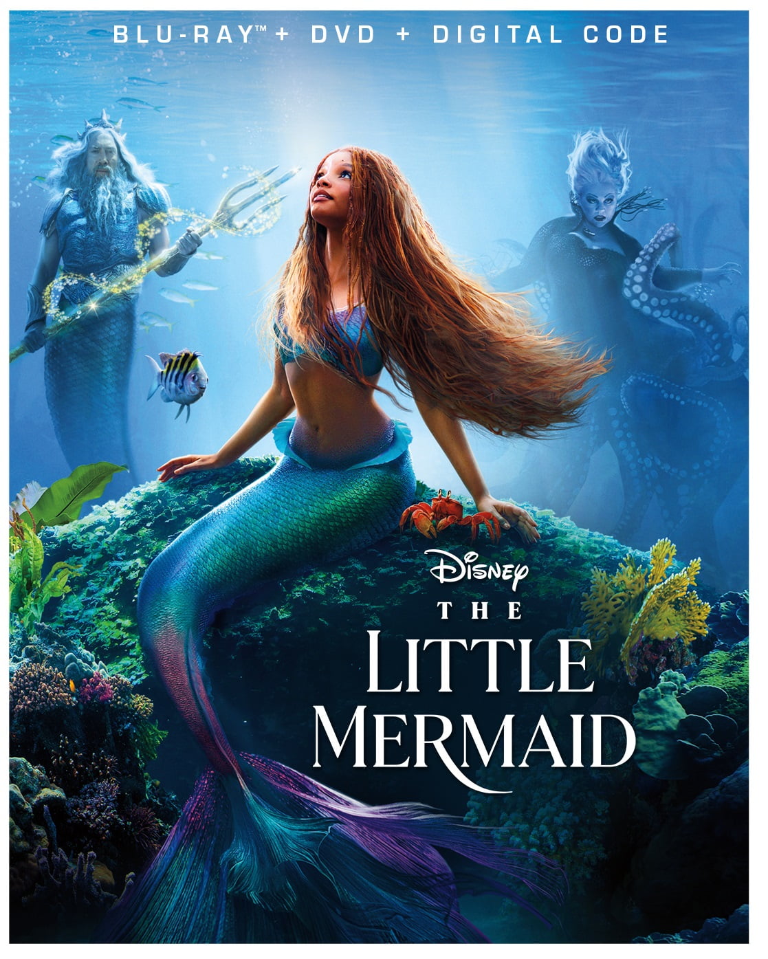 The Little Mermaid 2025 (Bluray + DVD + Digital Code)