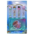 thumbnail image 1 of The Little Mermaid 4pk Lip Gloss with Pouch on Card, 1 of 1