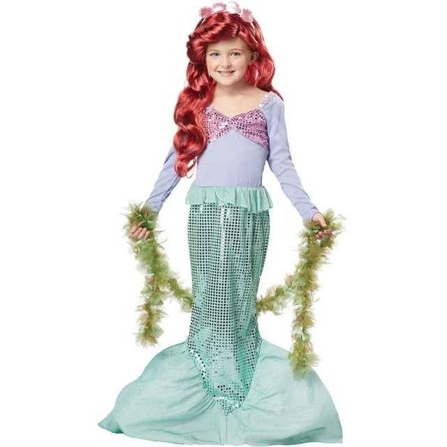The Little Mermaid Ariel Child Halloween Costume - Walmart.com