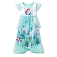 thumbnail image 1 of The Little Mermaid Ariel, Flounder Satin and Tulle Nightgown, Size 4T, 1 of 1