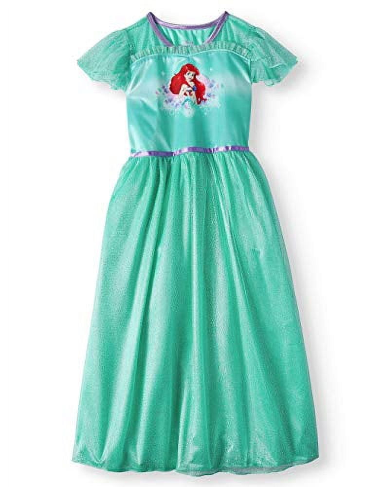 The Little Mermaid Ariel Girls Fantasy Gown Nightgown Pajamas