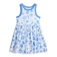 thumbnail image 1 of The Little Mermaid Ariel Toddler Girls Allover Print Graphic Tank Dress, Sizes 12M-5T, 1 of 7