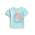 thumbnail image 1 of The Little Mermaid Ariel Toddler Graphic Crewneck Tee with Short Sleeves, Sizes 12M-5T, 1 of 6