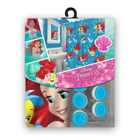 The Little Mermaid Fabric Shower Curtain Set