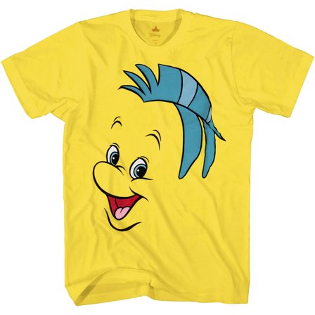 The Little Mermaid Flounder Face T-Shirt