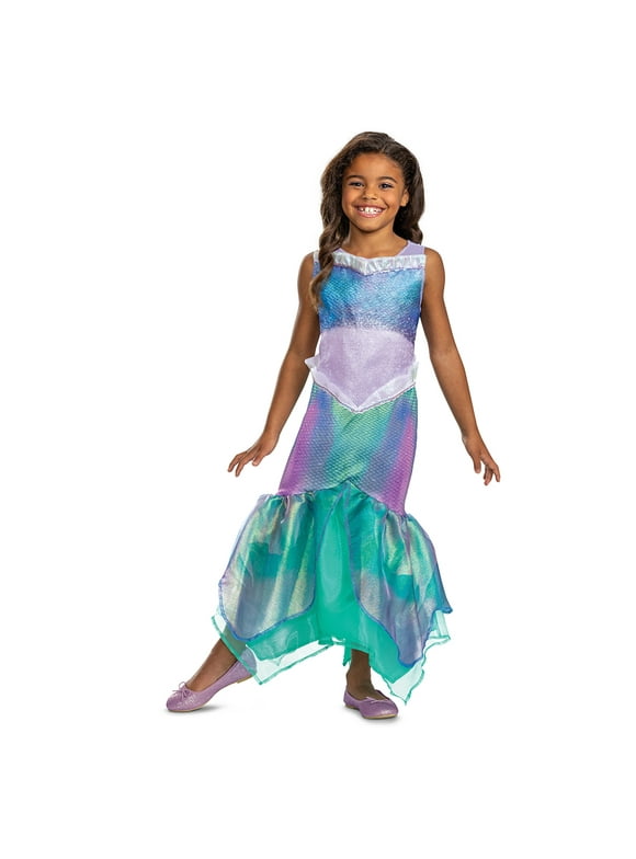 The Little Mermaid Girls’ Ariel Halloween Costume, Size S (4-6X)