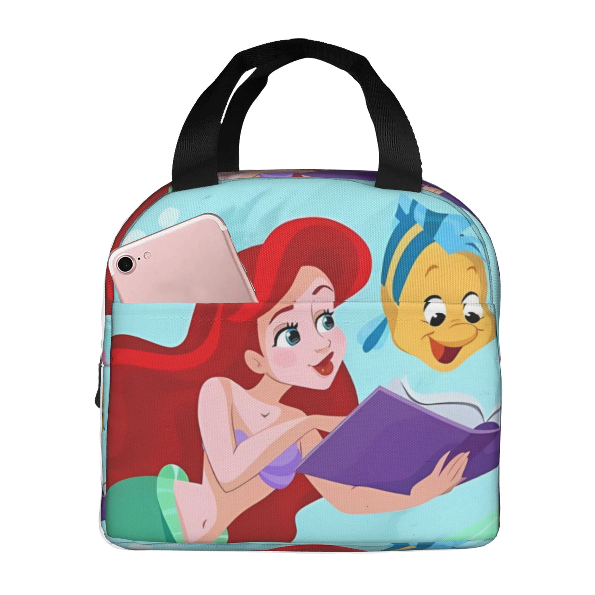 The Little Mermaid Lunch Box Lunch Bag Reusable Insulated Lunch Box Meal Handbag To Keep Food